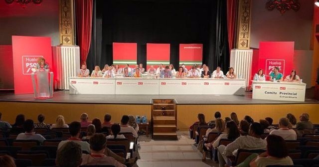Comité Provincial Extraordinario del PSOE de Huelva celebrado en Ayamonte.