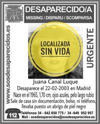 Hallan en Ávila el cadáver de una madrileña desaparecida hace casi 20 años