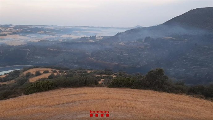 El fuego de Artesa de Segre (Lleida)