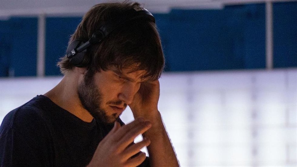 Lucas Vidal graba con la Orquesta de Extremadura