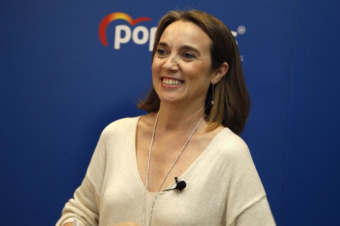 La secretaria general del Partido Popular, Cuca Gamarra, a su llegada a la reunión del Comité Ejecutivo Autonómico del PP de Baleares, en Palma de Mallorca, a 17 de junio de 2022, en Palma de Mallorca, Baleares, (España).