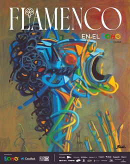 Cartel de la segunda edición de 'Flamenco en el Soho', que tendrá lugar entre del 8 al 17 de julio en el Teatro del Soho Caixabank de Málaga