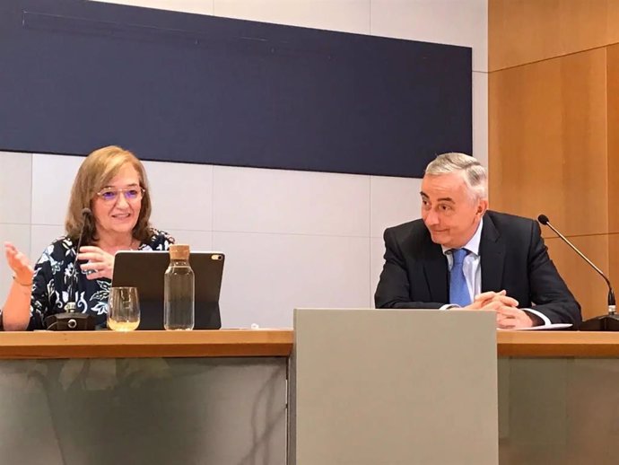 La presidenta de la Autoridad Independiente de Responsabilidad Fiscal (AIReF), Cristina Herrero, participa en la jornada virtual de Funcas sobre 'Evaluación de Políticas Públicas'.