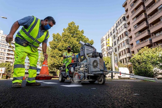 Archivo - Trabajos en la Operación Asfalto
