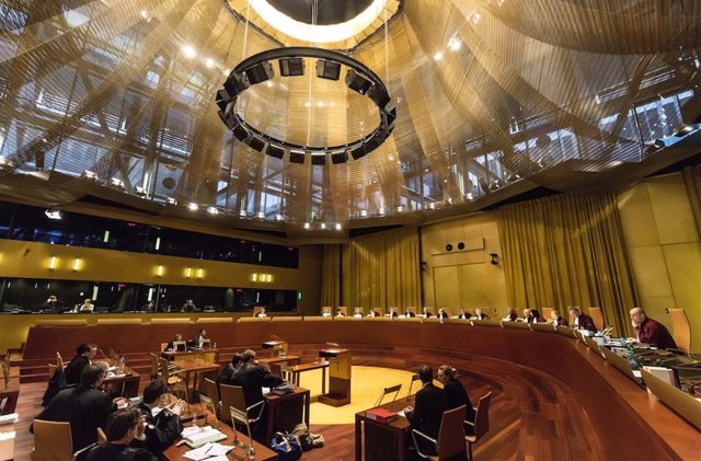 Archivo - Una vista ante el Tribunal de Justicia de la Unión Europea (Gran Sala)
