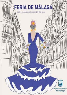 Cartel anunciador de la Feria de Málaga 2022