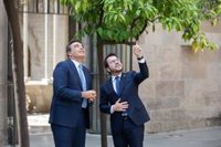 Aragonès cree que la reunión con Schinas "afianza" las relaciones entre la Generalitat y la UE