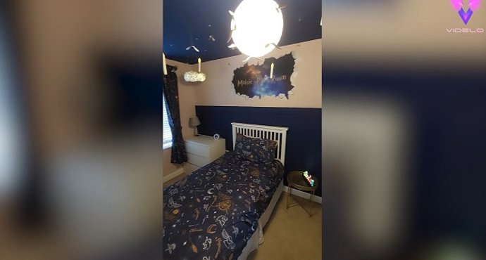 El mejor regalo de su vida: mira el dormitorio temático de Harry Potter que le regalaron a esta niña