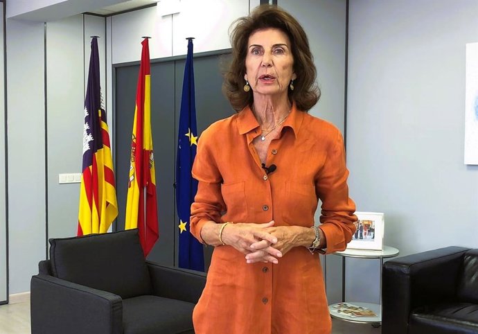 La presidenta de CAEB, Carmen Planas.