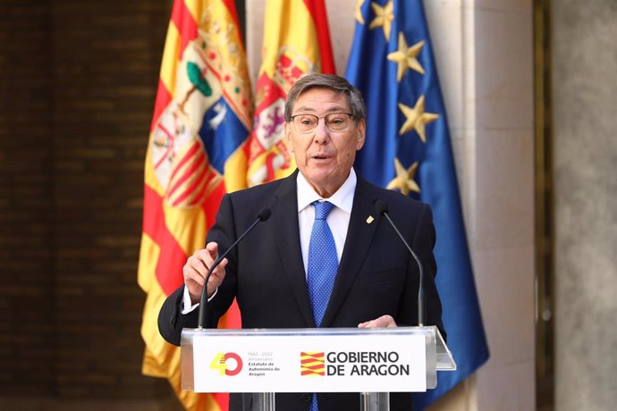 El vicepresidente del Gobierno de Aragón y consejero de Industria, Arturo Aliaga.