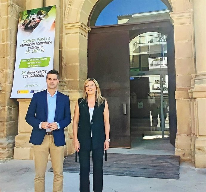 Carmona y Marín, en la jornada de Proempleo.