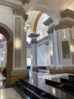 Interior de la Iglesia Castrense de Cádiz.