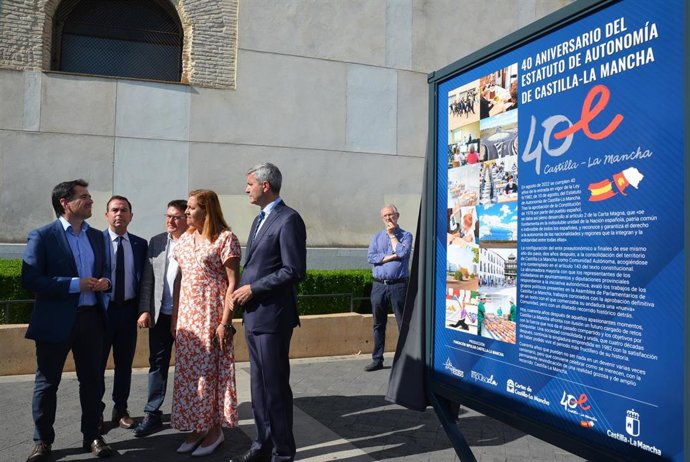 Inauguración en Toledo de la exposición del 40 aniversario del Estatuto de Autonomía de Castilla-La Mancha.