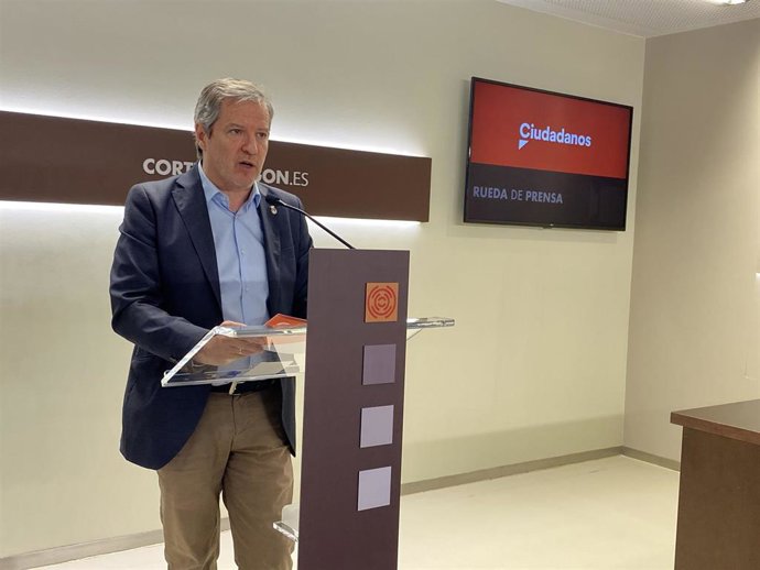 El líder de Cs Aragón, Daniel Pérez Calvo.