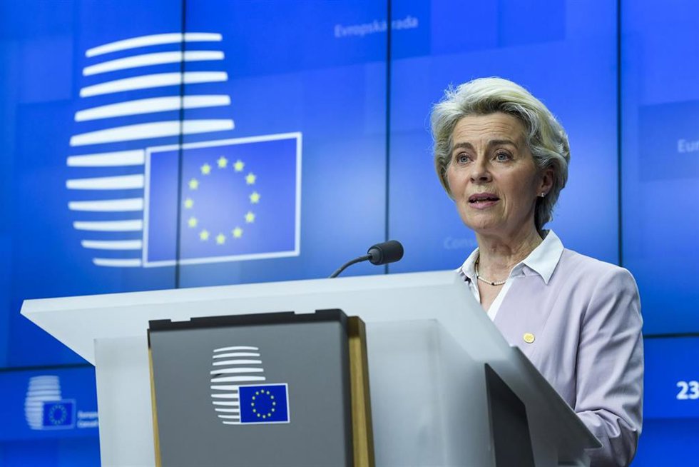 Imagen de archivo de la presidenta de la Comisión Europea, Ursula von der Leyen