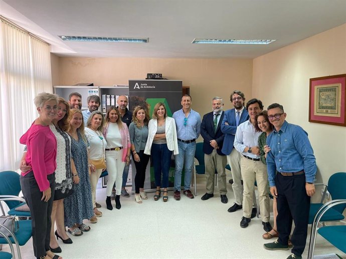 Rocío Blanco en el CADE de Sanlúcar.