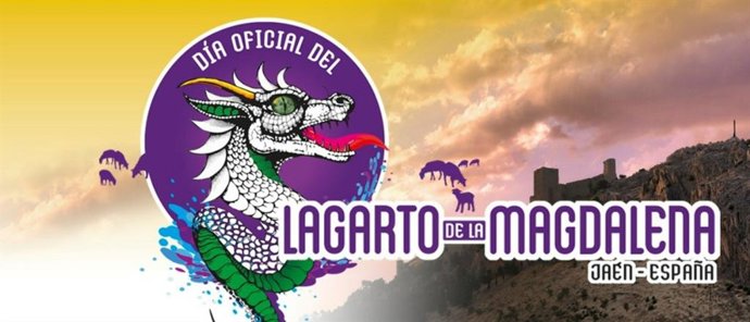Cartel del Día del Lagarto de la Magdalena.