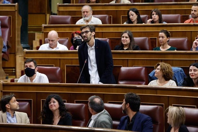 José Luis Bueno, de IU Cádiz, en el Congreso.