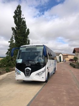 Un autobús de transporte intramunicipal de Agurain