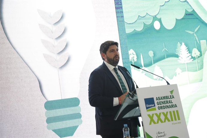 Fotonoticia+Sonido/ López Miras Felicita A Pedreño Por Su Reelección Al Frente De Ucomur Y Destaca El Compromiso Del Gobierno Regional Con La Economía Social