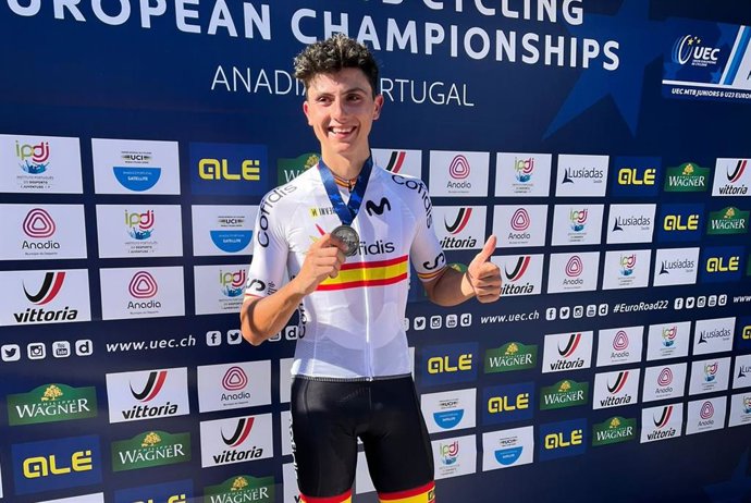 El biker español David Campos, flamante subcampeón de Europa de BTT Short Track