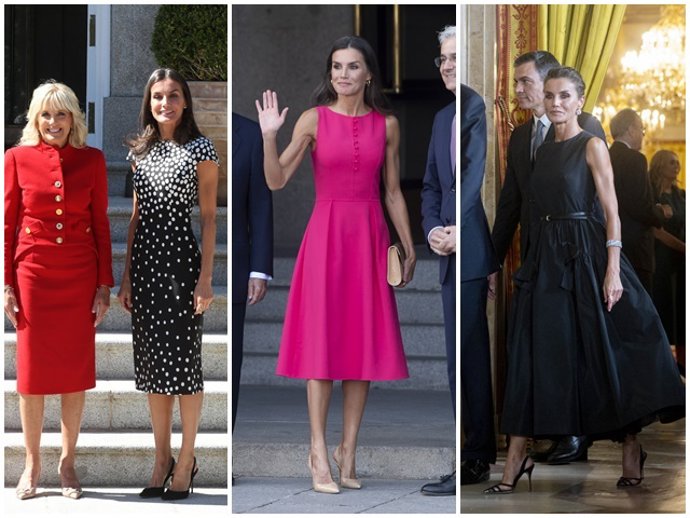 La Reina Letizia ha enamorado al mundo con sus estilismos durante su agenda paralela a la cumbre de la OTAN