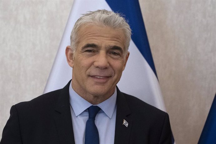 Archivo - Yair Lapid, ministro de Exteriores de Israel.