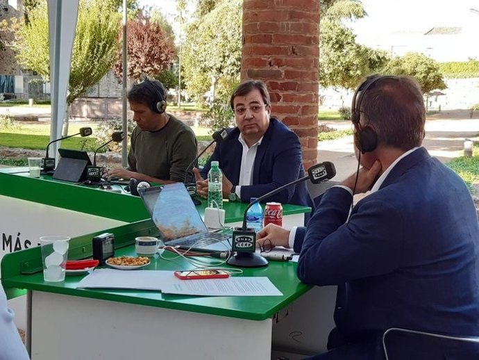 Vara es entrevistado en el Teatro Romano de Mérida