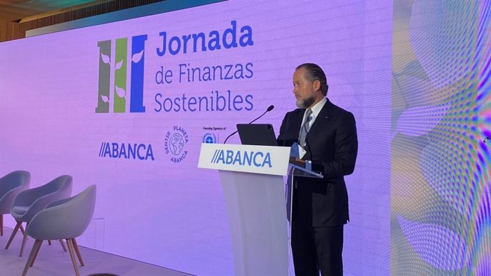 El presidente de Abanca, Juan Carlos Escotet, en la III Jornada de Finanzas Sostenibles