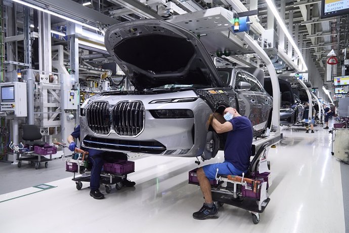 Producción BMW i7 en la planta de Dingolfing (Alemania)