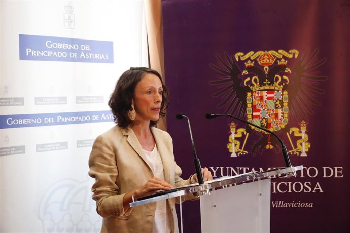 La portavoz del Gobierno de Asturias, Melania Álvarez.