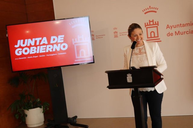 La portavoz del Ayuntamiento de Murcia, Paqui Pérez