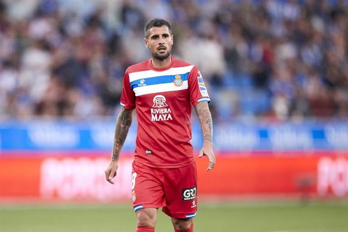 Archivo - El jugador del RCD Espanyol Fran Mérida