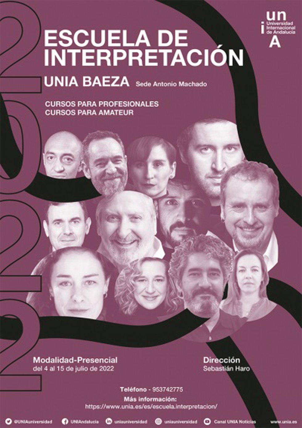 Cartel de la Escuela de Interpretación