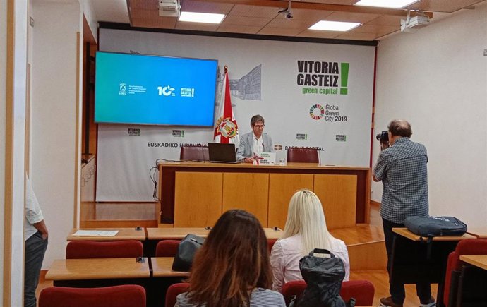 Urtaran, en la rueda de prensa posterior a la Junta de Gobierno Local de este viernes