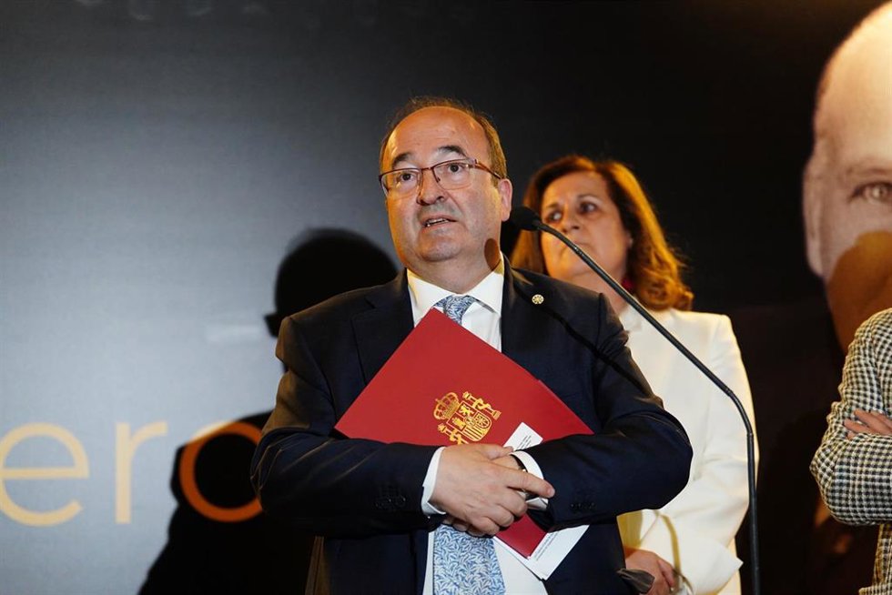 El ministro de Cultura y Deporte, Miquel Iceta