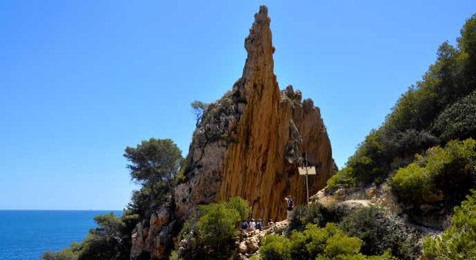 Archivo - Falla del Moraig en una imagen de archivo