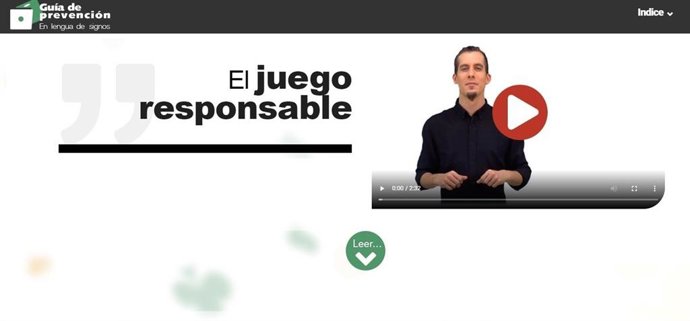 La Fundación CNSE publica una guía en lengua de signos para prevenir la adicción al juego en edades tempranas