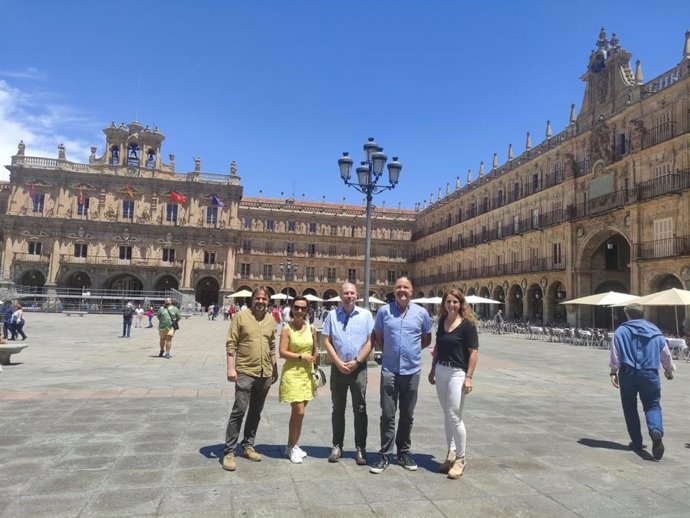Responsables de la compañía Brittany Ferries visitan Salamanca