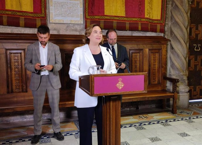 La alcaldesa de Barcelona, Ada Colau, tras el archivo de una querella contra ella