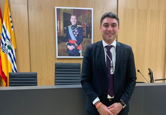 El portavoz del grupo municipal de Ciudadanos (Cs) en el Ayuntamiento de Isla Cristina (Huelva), Andrés Aguilera.