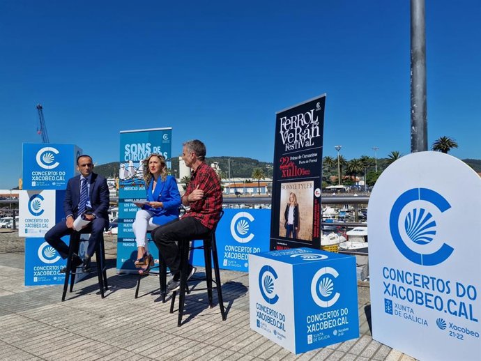 Presentación del festival 'Sons de Curuxeiras. Música dos Navegantes' de Ferrol (A Coruña).