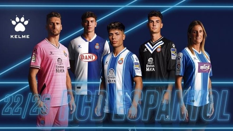 Equipaciones del RCD Espanyol para la temporada 2022/23