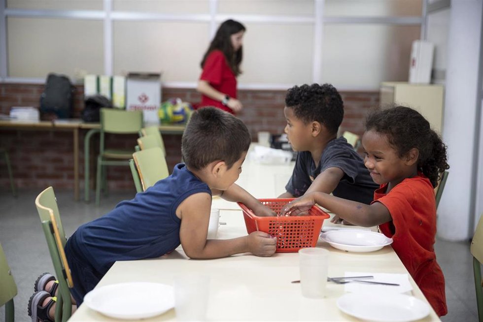 Menores participantes en las iniciativas de verano de Save the Children