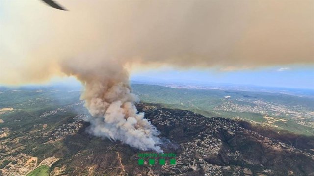 Incendi de Castell d'Aro (Girona)