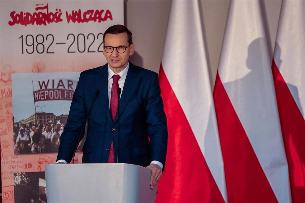 El primer ministro polaco Mateusz Morawiecki