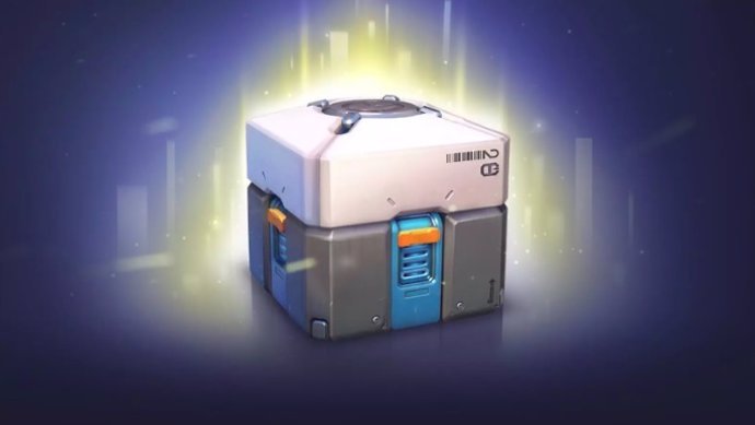 Imagen de una caja de botín del juego Overwatch.