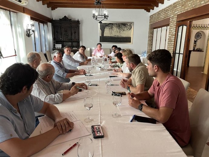 Sectorial vitivinícola en Montilla.