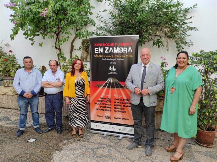 El presidente de la Diputación de Córdoba y alcalde de Rute, Antonio Ruiz, en la presentación de la Noche Flamenca de Zambra.