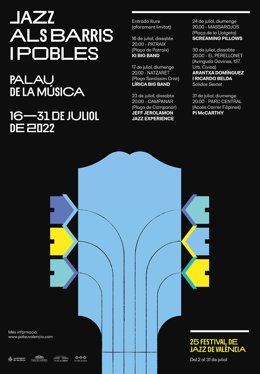 Cartel del festival de Jazz de Valncia